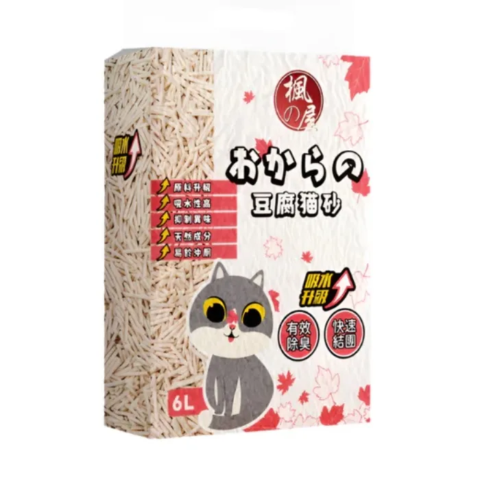 楓之屋 豆腐貓砂奶香味 6L