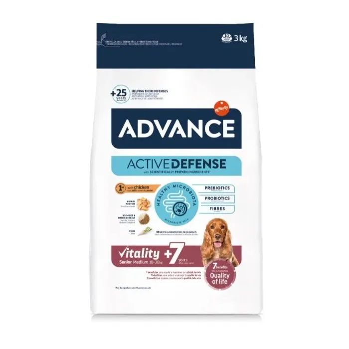 ADVANCE 日常护理中型老犬粮 3KG