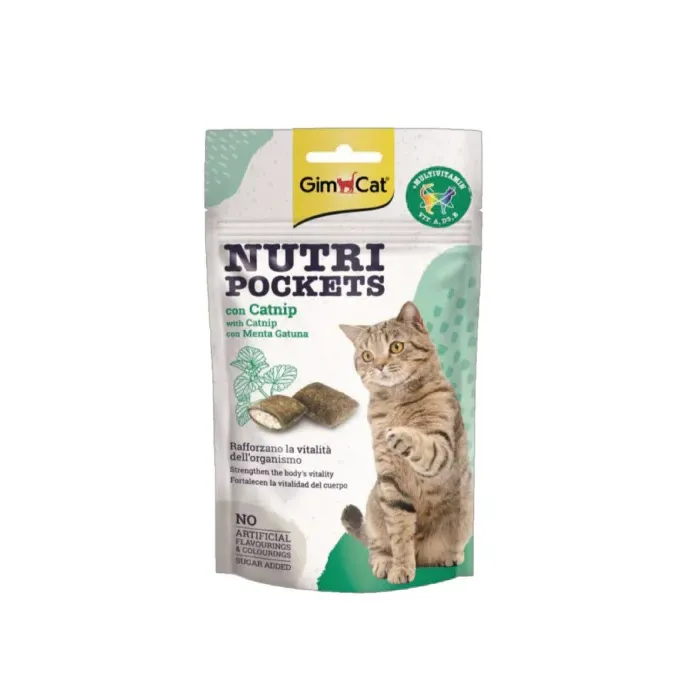 GIMCAT 貓薄荷清新口氣維他貓脆夾心 60G