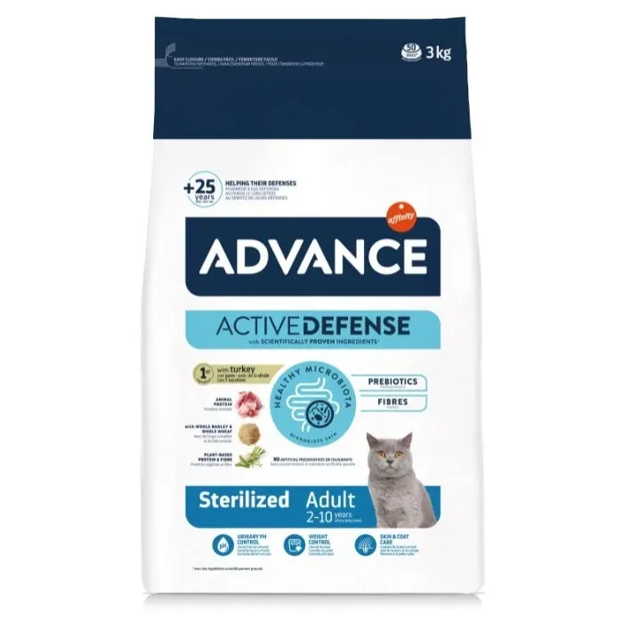 ADVANCE 日常護理絕育成貓糧 3KG