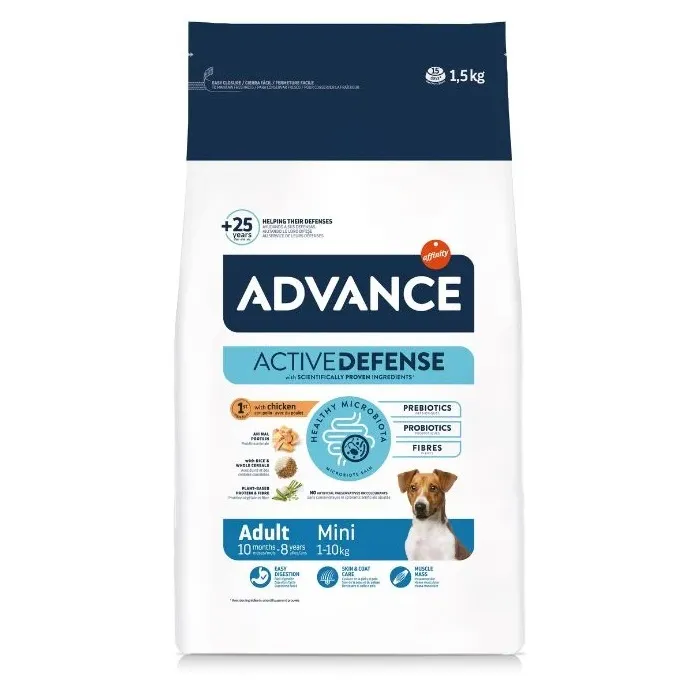 ADVANCE 日常护理小型成犬粮 1.5KG（适合体重1-10KG/年龄10个月至8岁）
