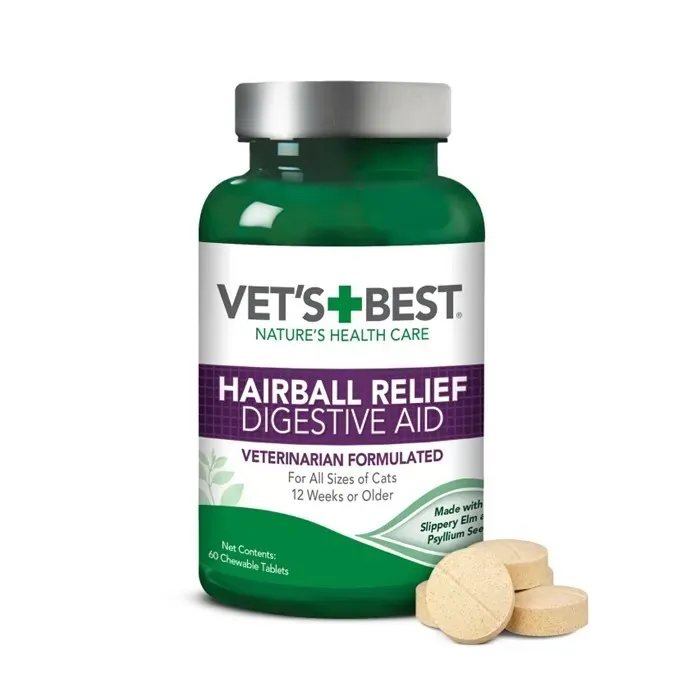 VEST BEST HAIRBALL RELIEF DIGESTIVE AID 60 TABS